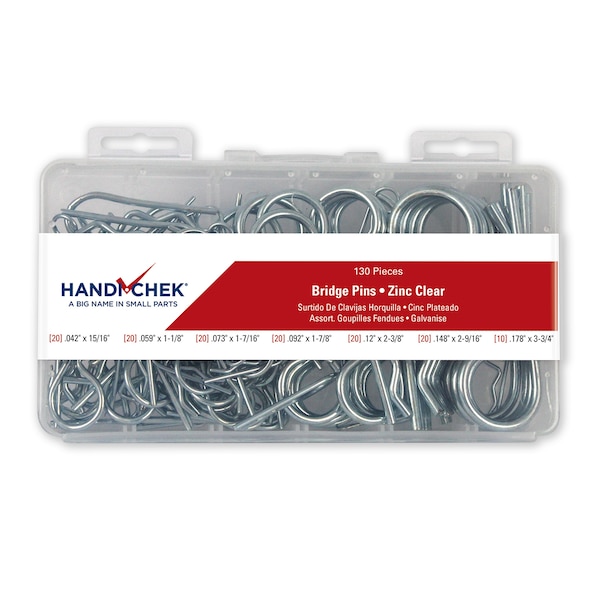 Bridge Pin Asst CS ZC 130pc